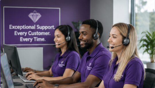 Professional Diamond Care Solutions support team